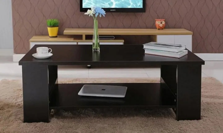 WoodPoint3,Modren Coffee Table Living Room Furniture with Storage Shelf for Living Room Center Table Wooden New Stylish look