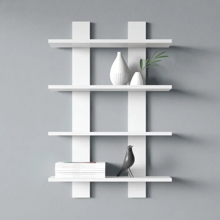 Woodpoint3,wall mounted floating shelves, home decor furniture, living room hall way stand
