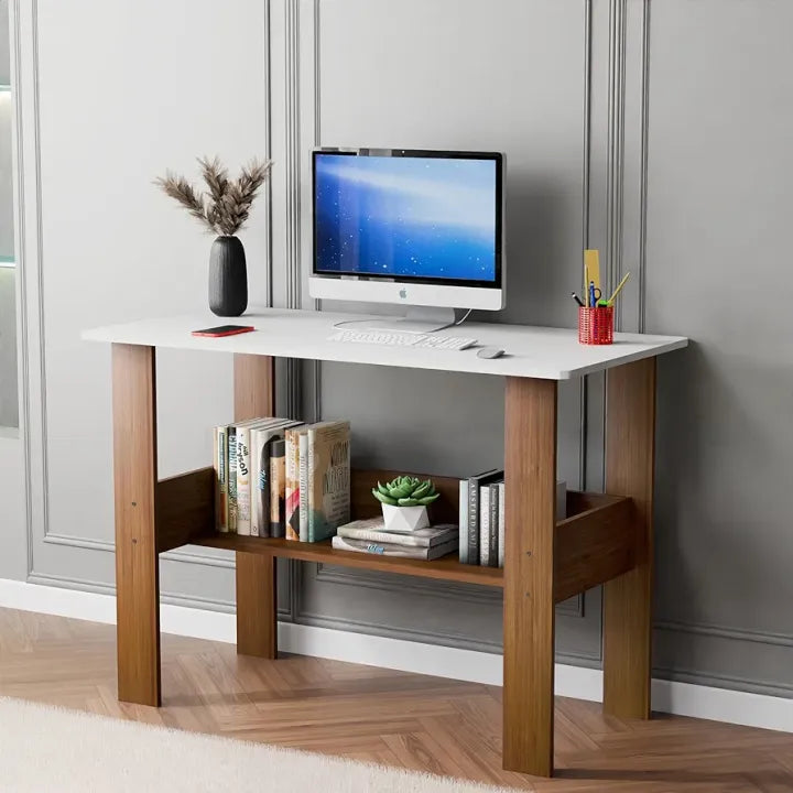 Woodpoint3,Study Table,  simple and Smart computer Table,  with bottom shlef multipurpose use