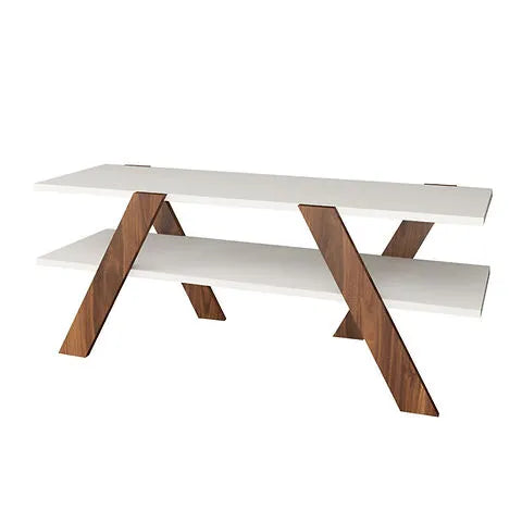 Woodpoint3, Modern Tv Console, Media stand simple and unique style perfect for living room and bedroom)