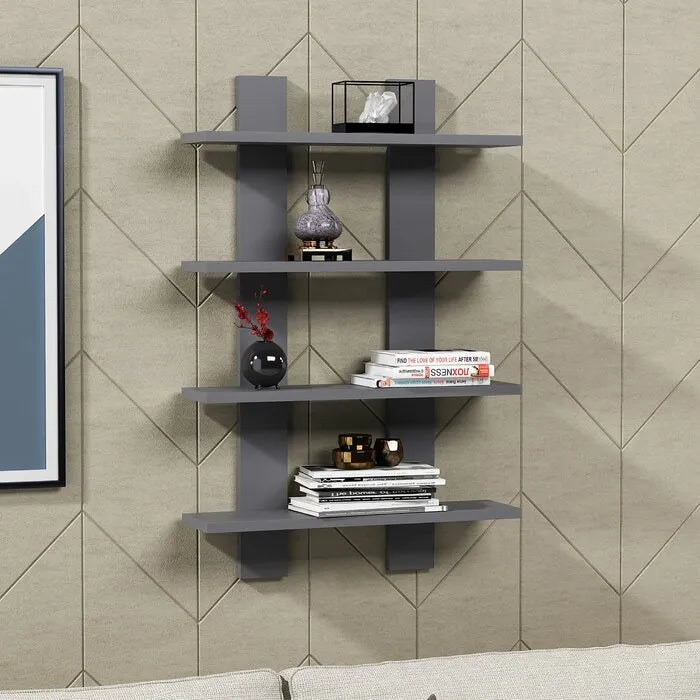 Woodpoint3,wall mounted floating shelves, home decor furniture, living room hall way stand