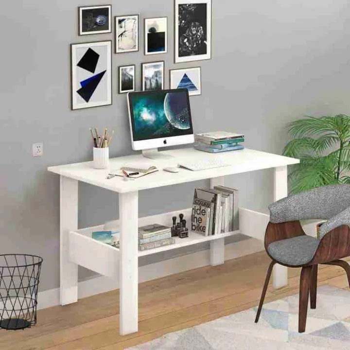 Woodpoint3,Study Table,  simple and Smart computer Table,  with bottom shlef multipurpose use