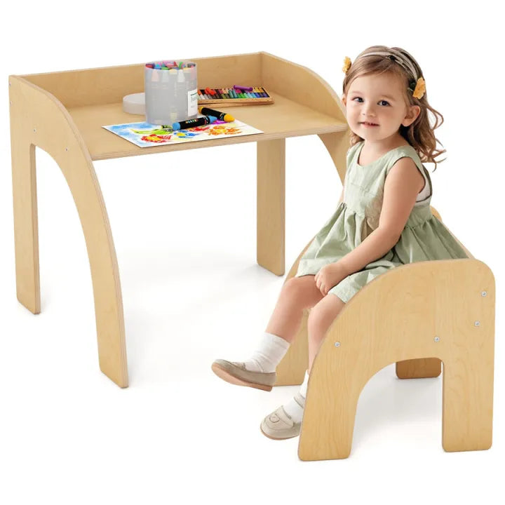 woodpoint3, Kids table chair set, Kids study desk, Eating table , Multipurpose use