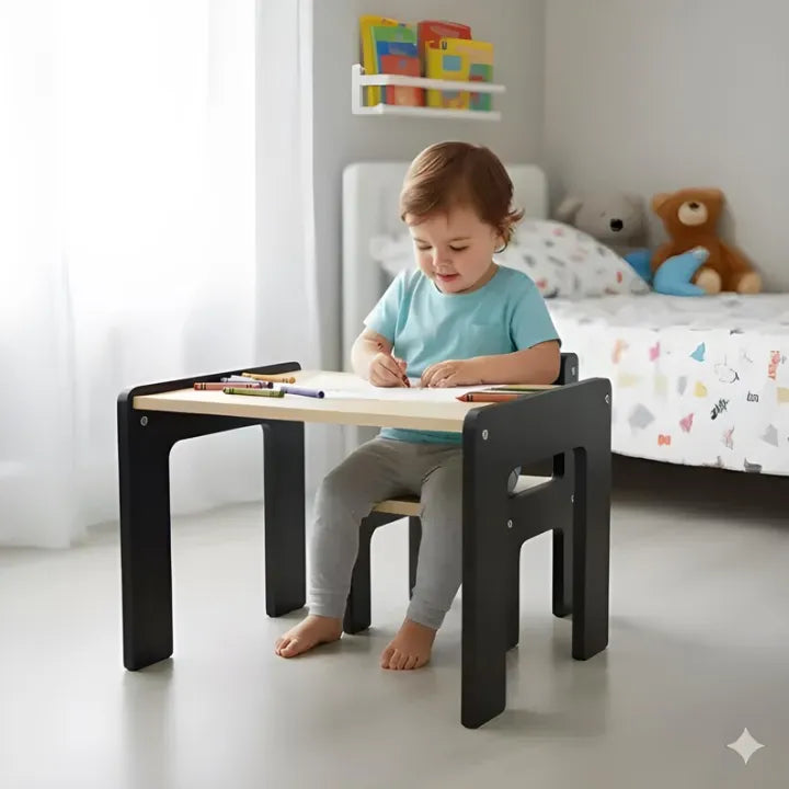 Woodpoint3, Kids Table Chair set, kids Table Chair for studay eating and multipurpose use