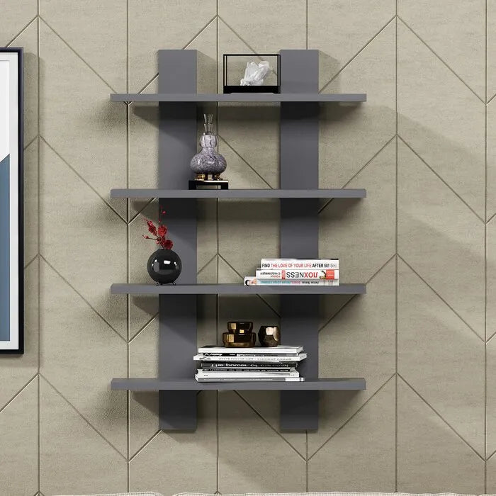 Woodpoint3,wall mounted floating shelves, home decor furniture, living room hall way stand