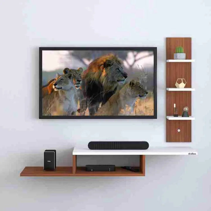 Woodpoint3,Floating TV Shelf, wall mounted simple design Tv Shelf Console