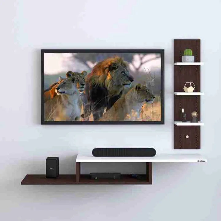 Woodpoint3,Floating TV Shelf, wall mounted simple design Tv Shelf Console