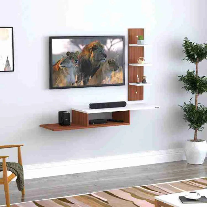 Woodpoint3,Floating TV Shelf, wall mounted simple design Tv Shelf Console