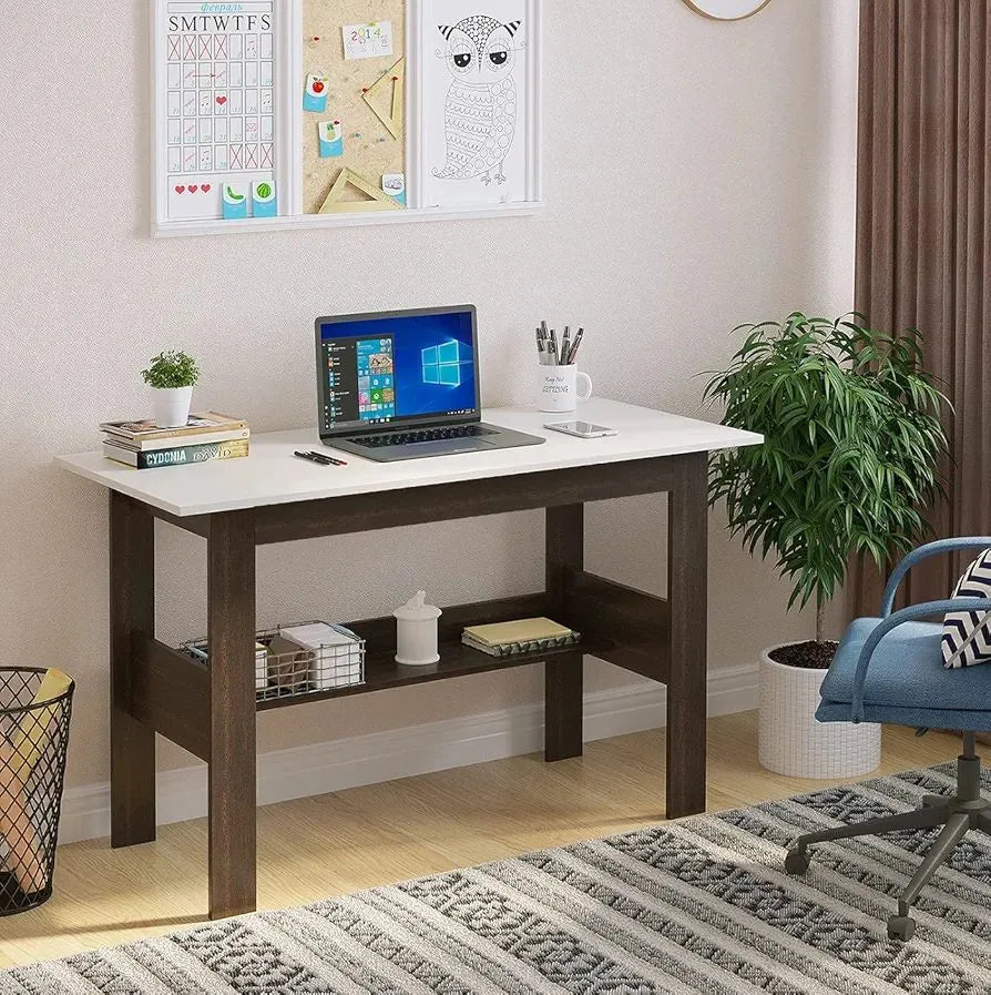 Woodpoint3,Study Table,  simple and Smart computer Table,  with bottom shlef multipurpose use