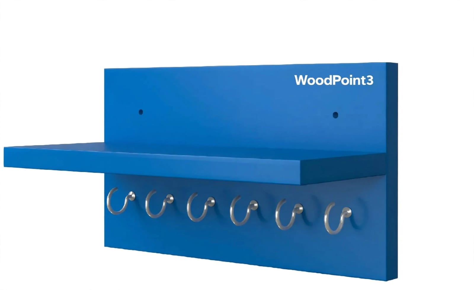 Woodpoint3,keychain holder, Entryway Hallway shelf with 5 knobs for keychain hanging