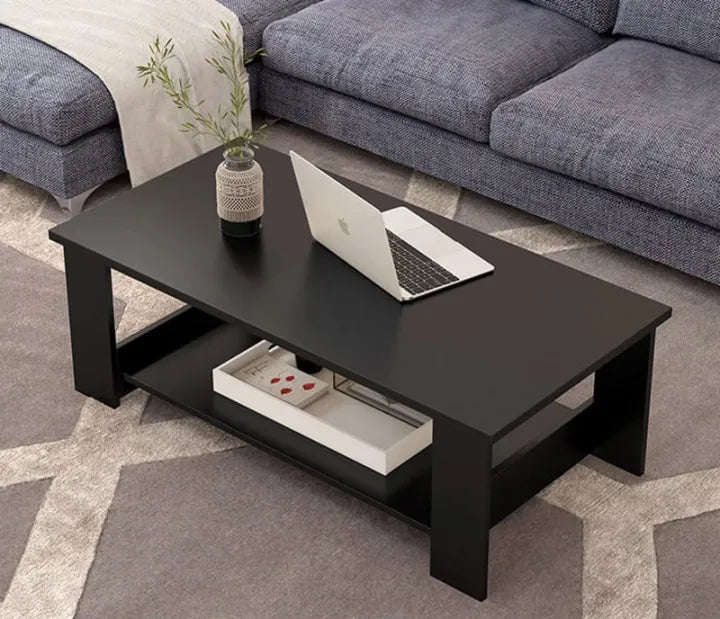 WoodPoint3,Modren Coffee Table Living Room Furniture with Storage Shelf for Living Room Center Table Wooden New Stylish look